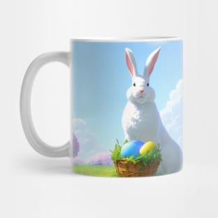 White Bunny-Easter Bunny Mug